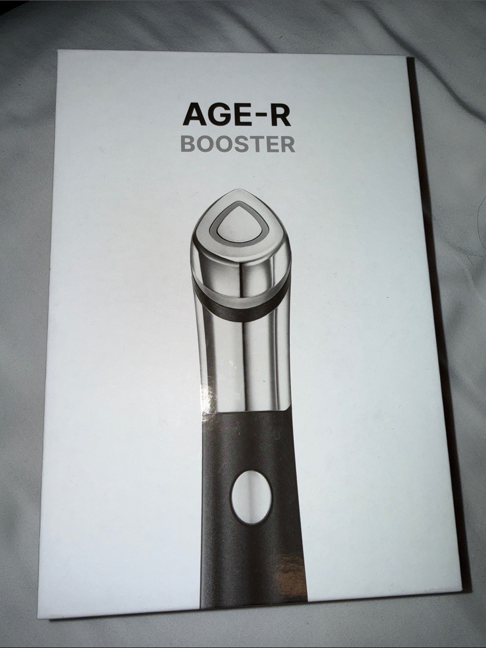 AGE-R Booster Silver & Black Facial Skincare Tool